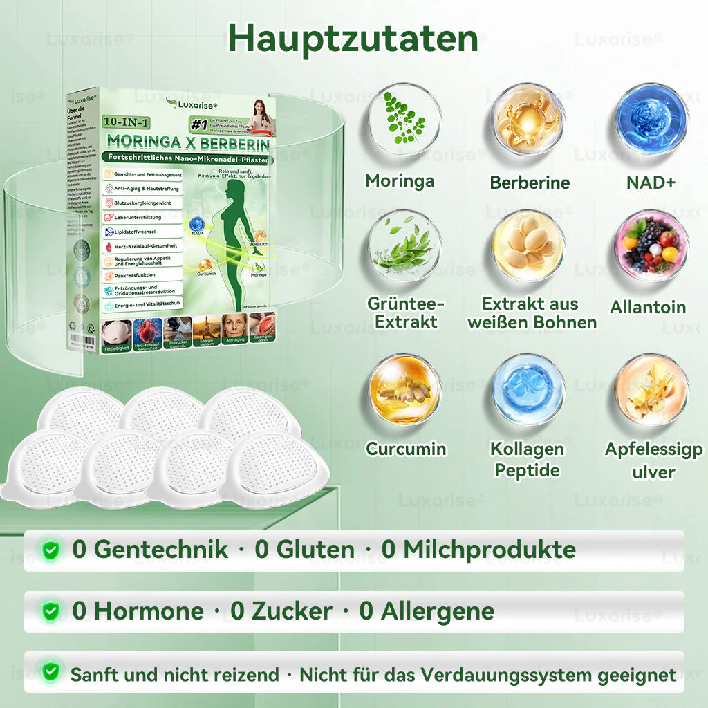 💷Neu eingetroffen✅𝑳𝒖𝒙𝒂𝒓𝒊𝒔𝒆® Moringa Berberinex NAD+ 10-in-1 Nano-Mikronadel - Image 3