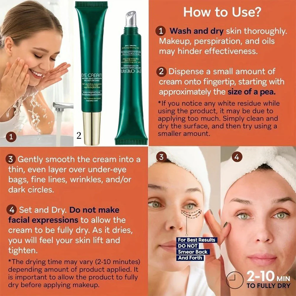 MoisturizingAnd Firming Eye Cream, Deep Moisturizing And NourishingEye Skin - Image 3