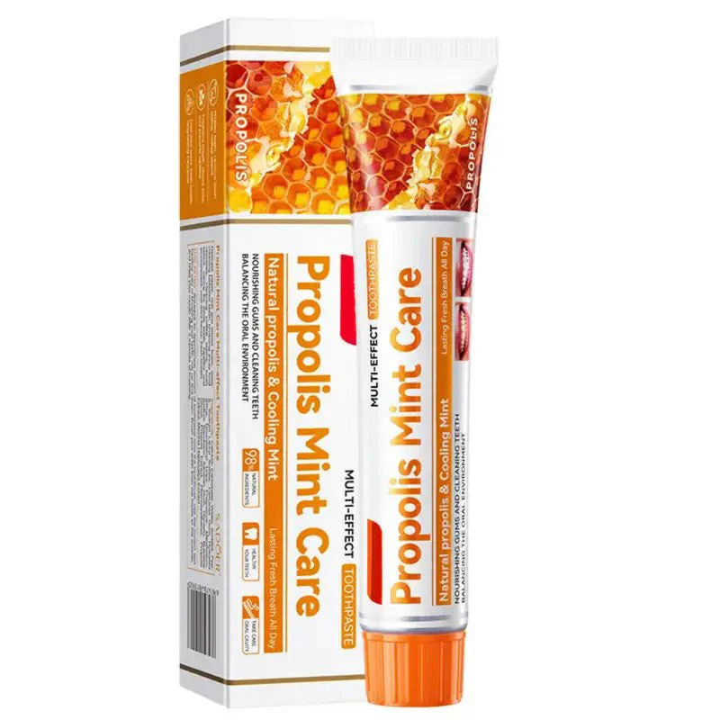 Minceetbien™ 1pc Propolis Fresh Toothpaste -100G Deep Cleaning Formula, Lasting Fresh Breath, Mild Foam, Healthy Gums, Rich in Honey Essence, Household Products, Travel Necessities.Soothing And Nourishing.Unisex, local warehouse/Fast delivery - Image 5
