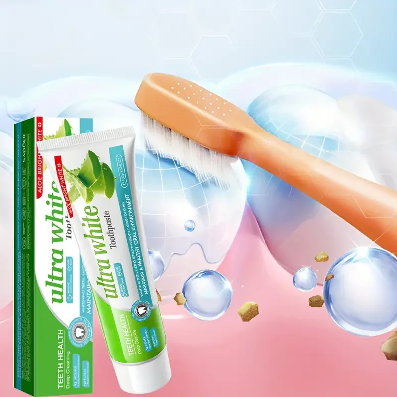 Minceetbien™ Aloe Vera Brightening Toothpaste, 100g - Deep Clean for Whiter Teeth - Image 3
