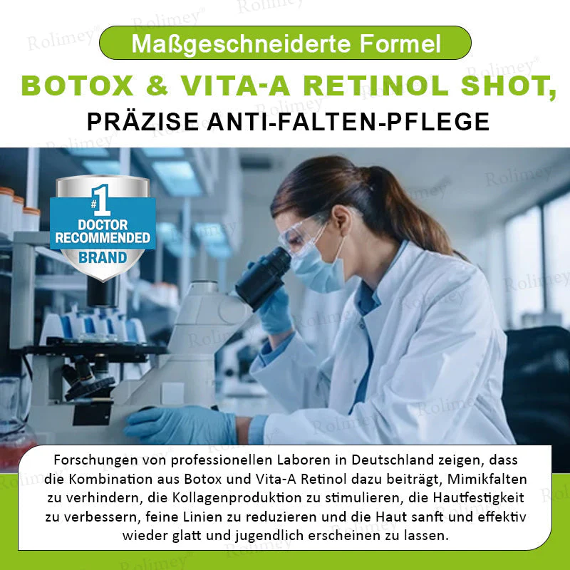 Jetzt jugendliche Haut zurückgewinnen 🍀Rolimey® Botox & Vita-A Retinol Shot Falten-Lift Straffungscreme - Image 9